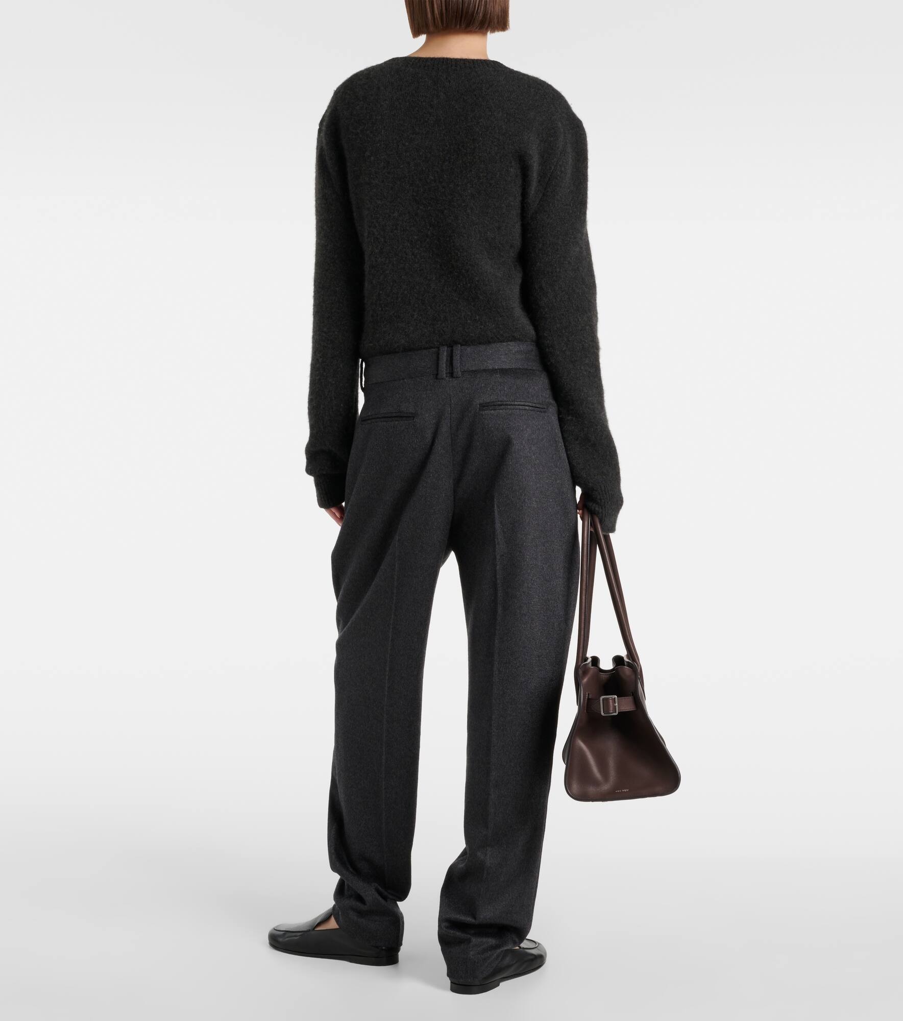 Richelle cashmere straight pants - 3