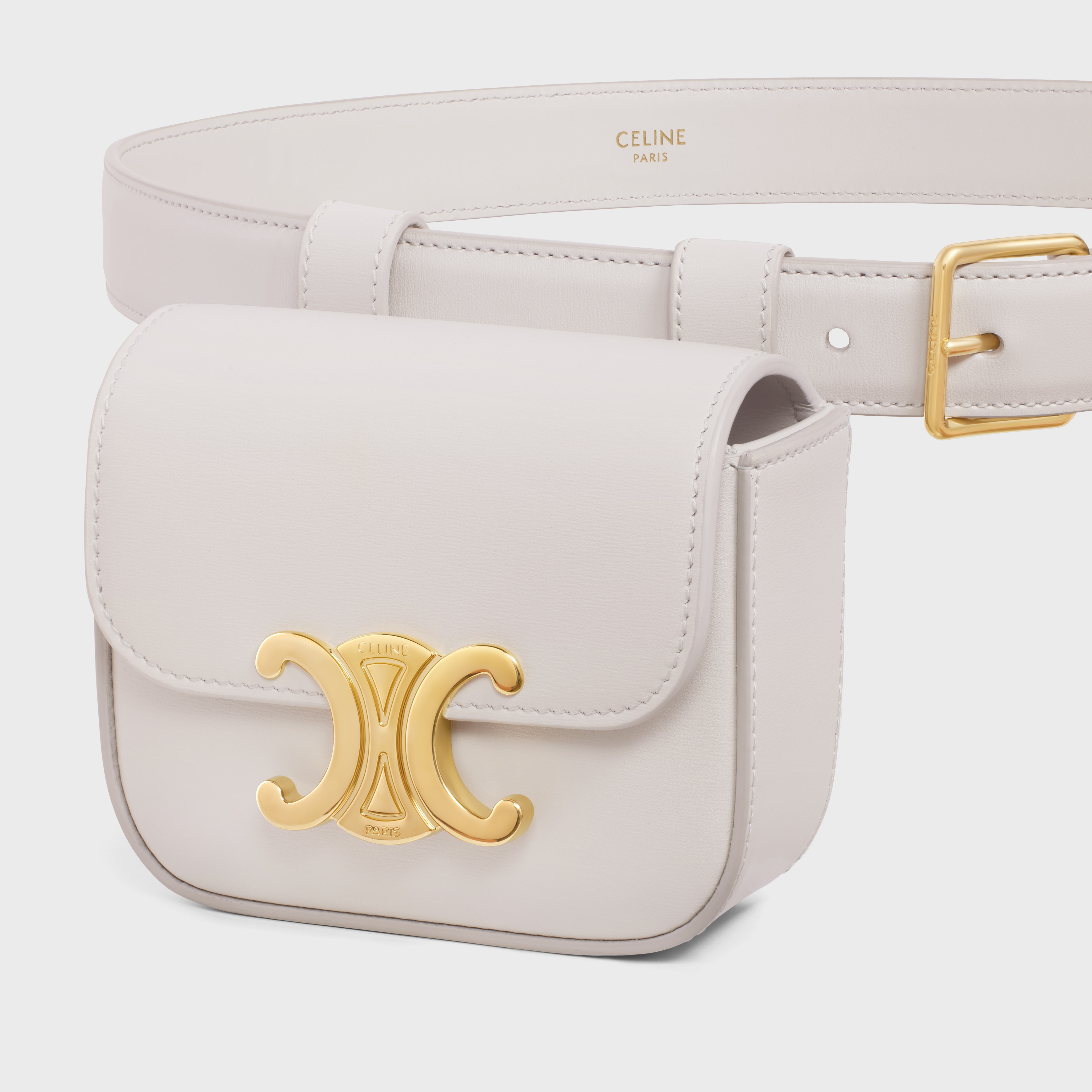 BELT BAG TRIOMPHE BELT in SHINY CALFSKIN - 4