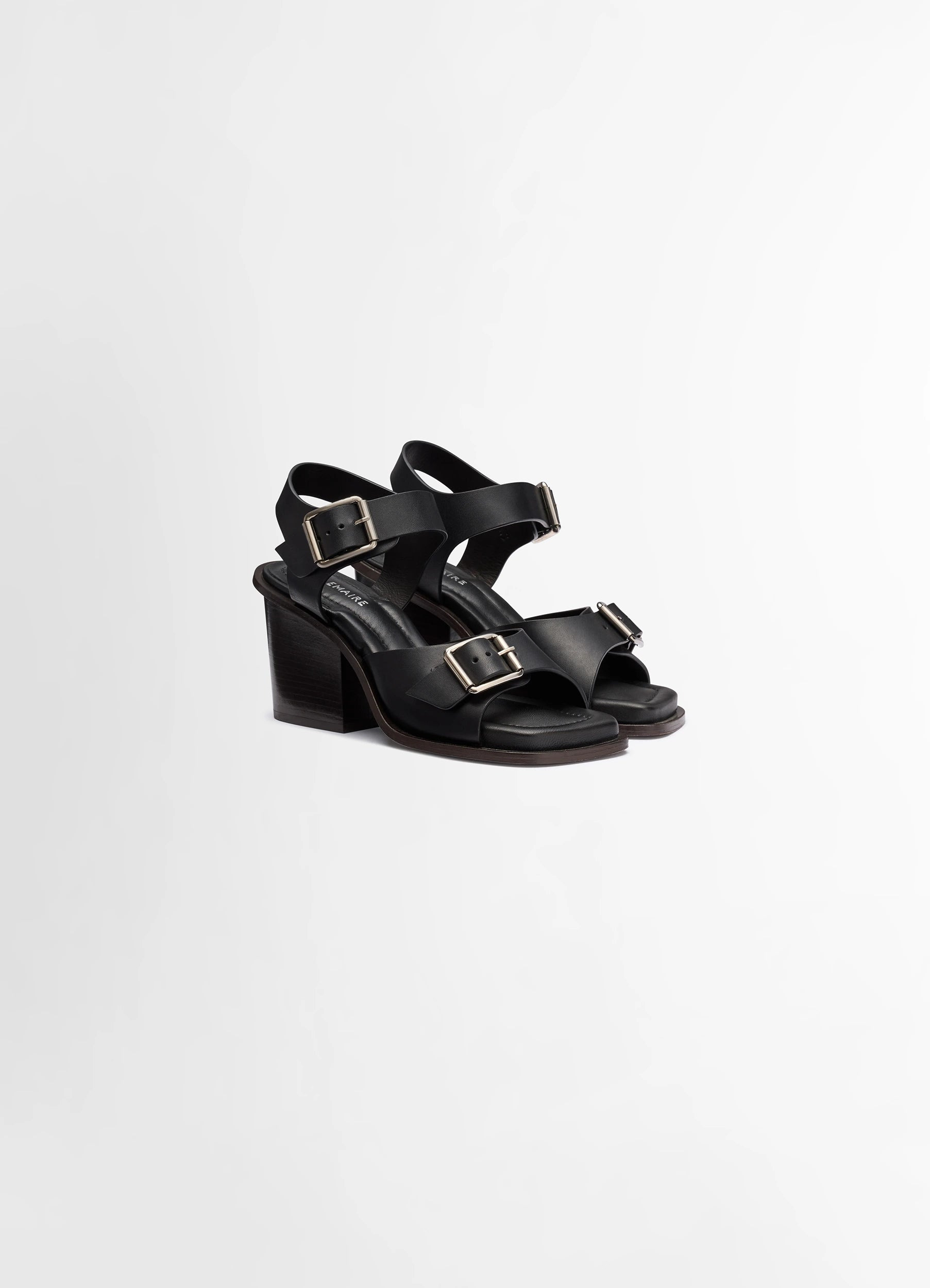 SQUARE HEELED SANDALS WITH STRAPS 80 - 3