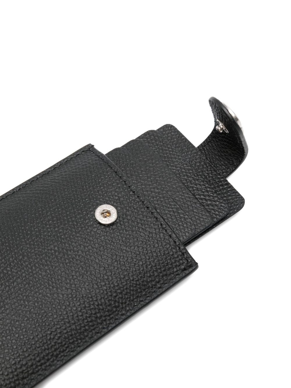 leather clasp cardholder - 3