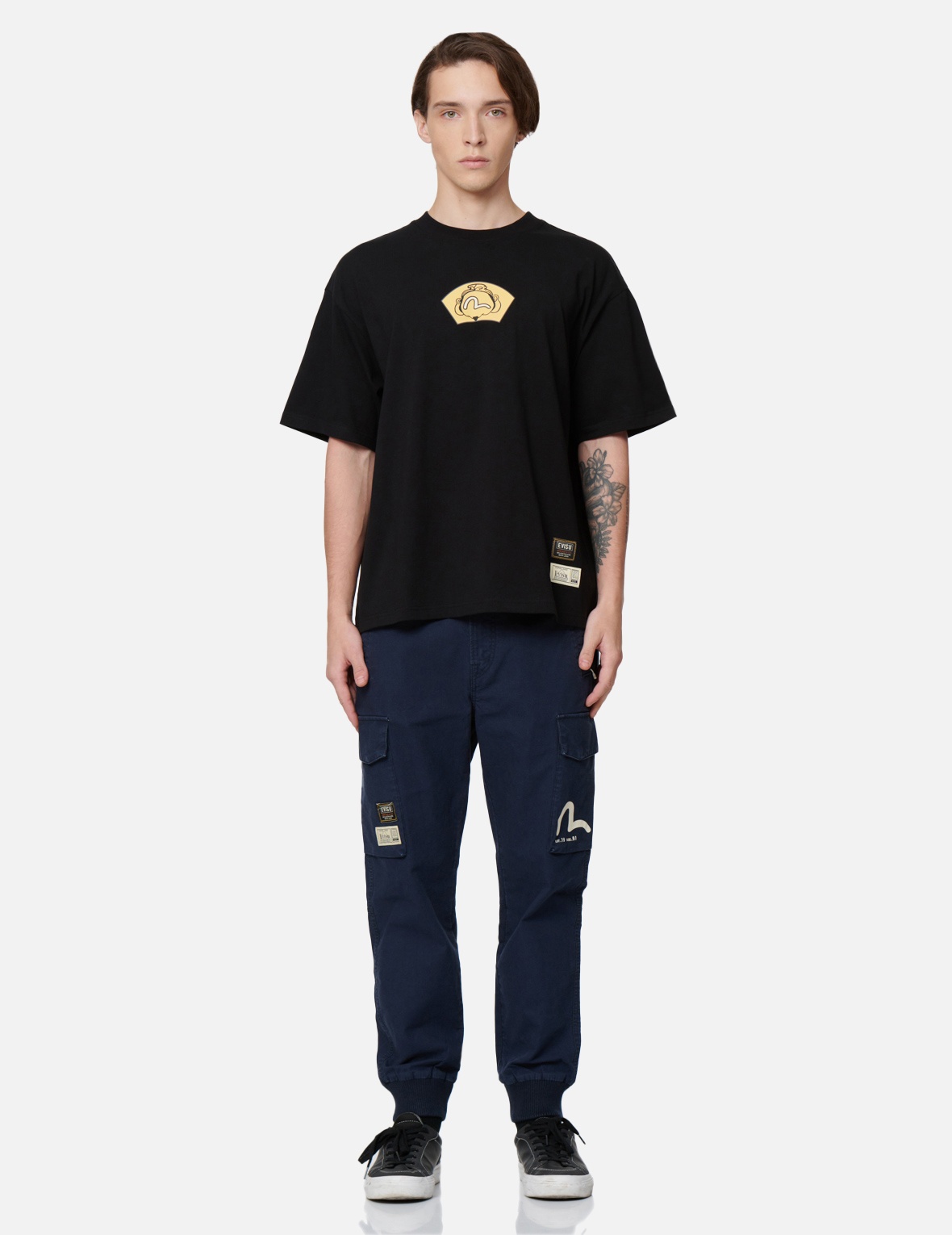 HIDE-AND-SEEK GODHEAD PRINT CARGO JOGGER PANTS - 6