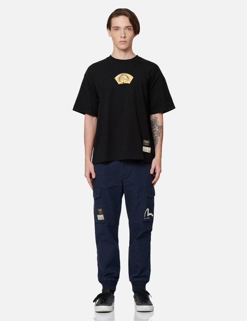 HIDE-AND-SEEK GODHEAD PRINT CARGO JOGGER PANTS 6