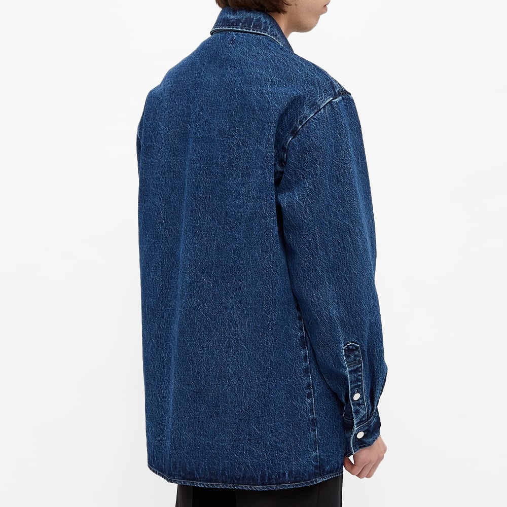 Raf Simons Straight Fit Denim Overshirt - 5