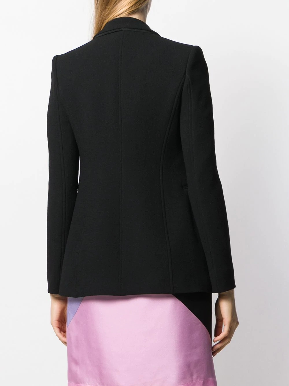 puckered shoulder blazer - 4