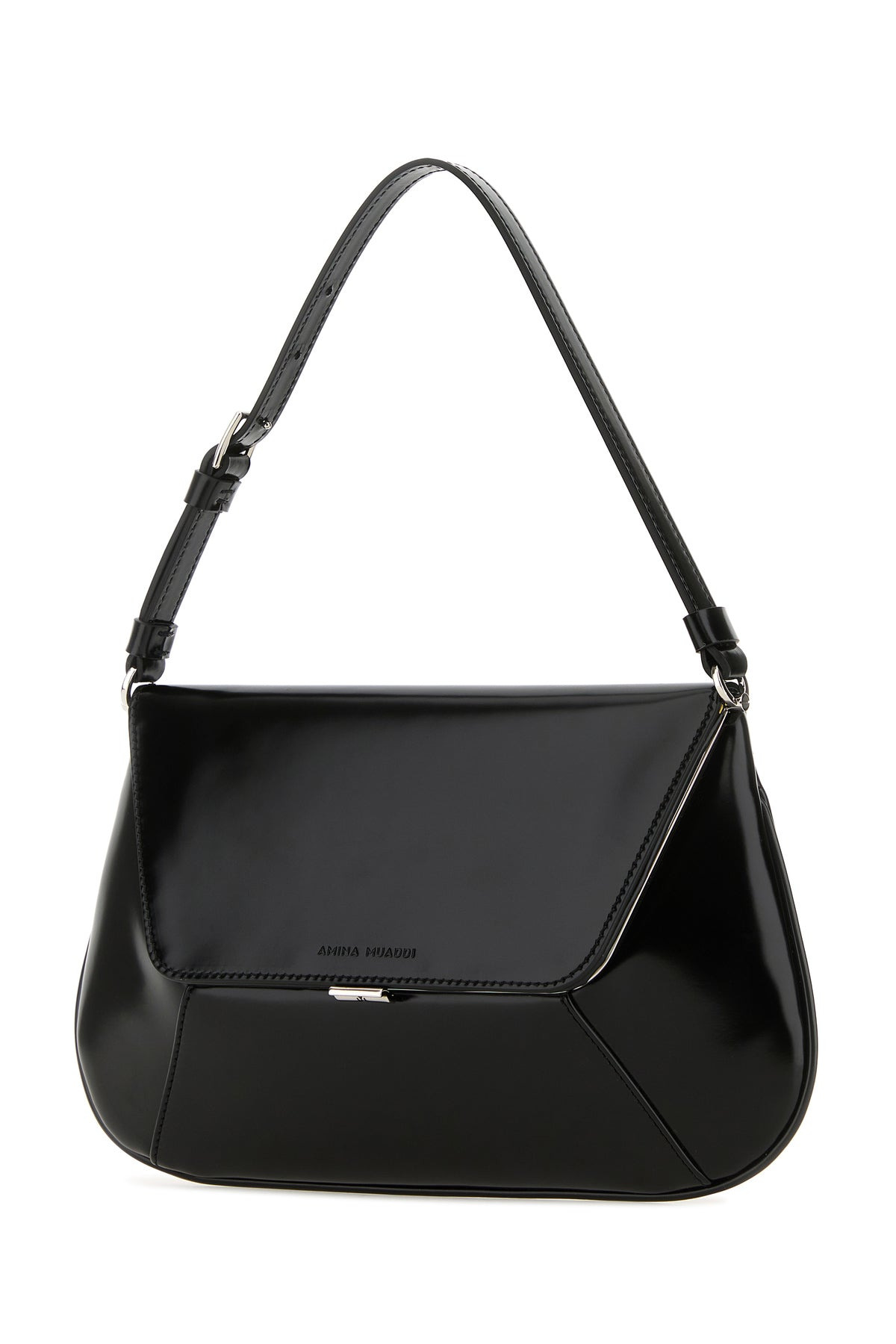 Black leather Ami shoulder bag - 2
