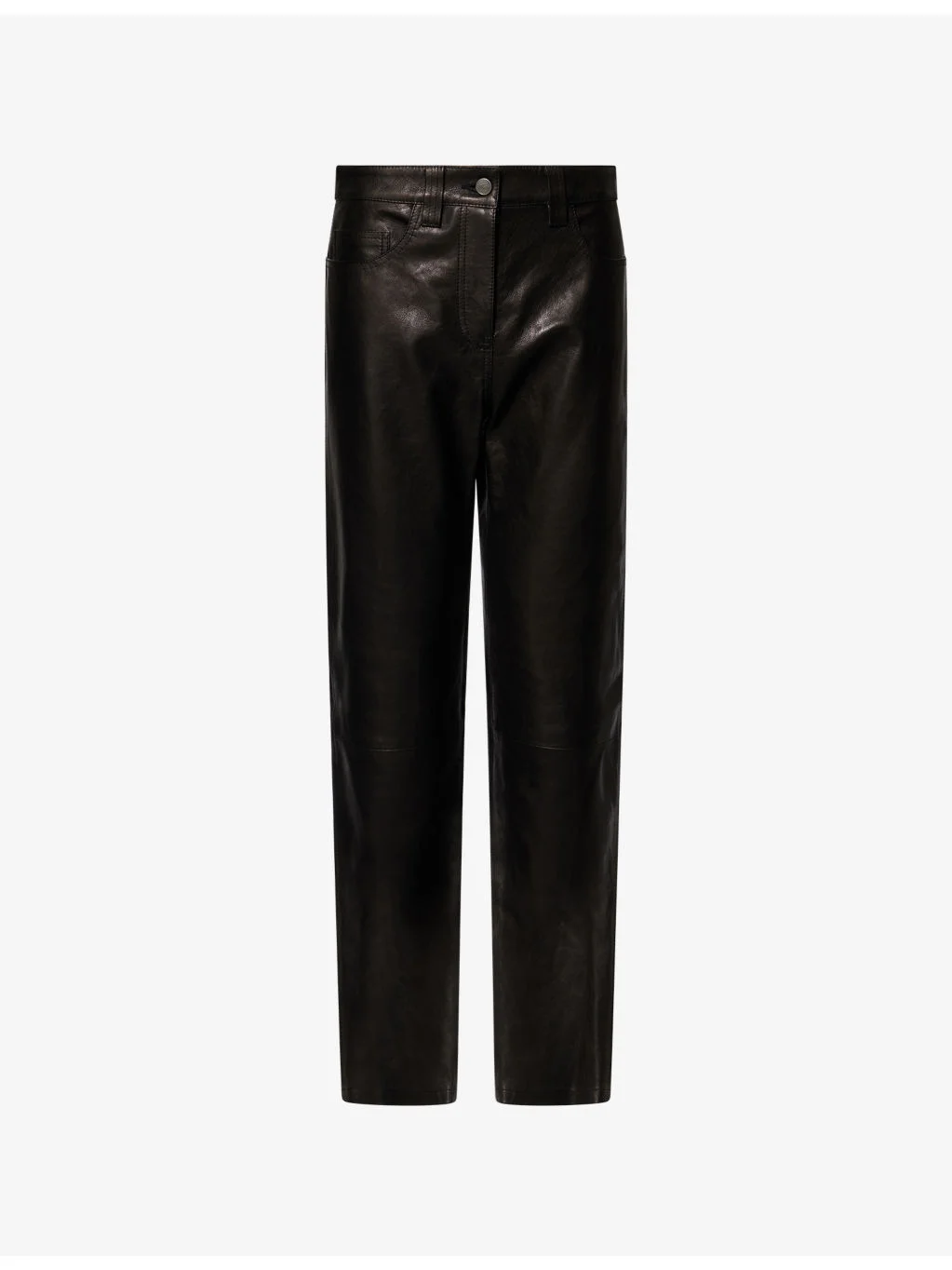 Callum Relaxed Tapered Suede Trousers - 1