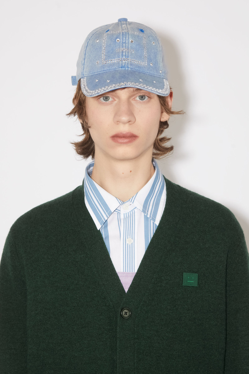 Wool cardigan - Bottle green 4