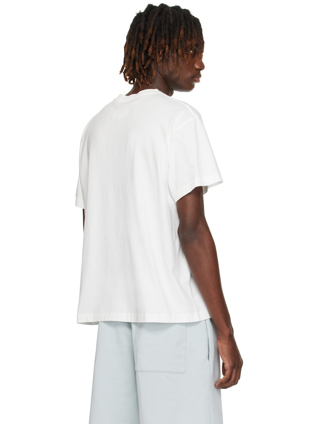 White Varsity Print T-shirt - 3