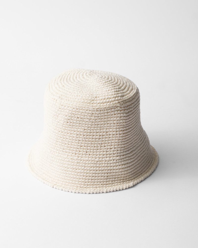 Prada Crochet bucket hat outlook