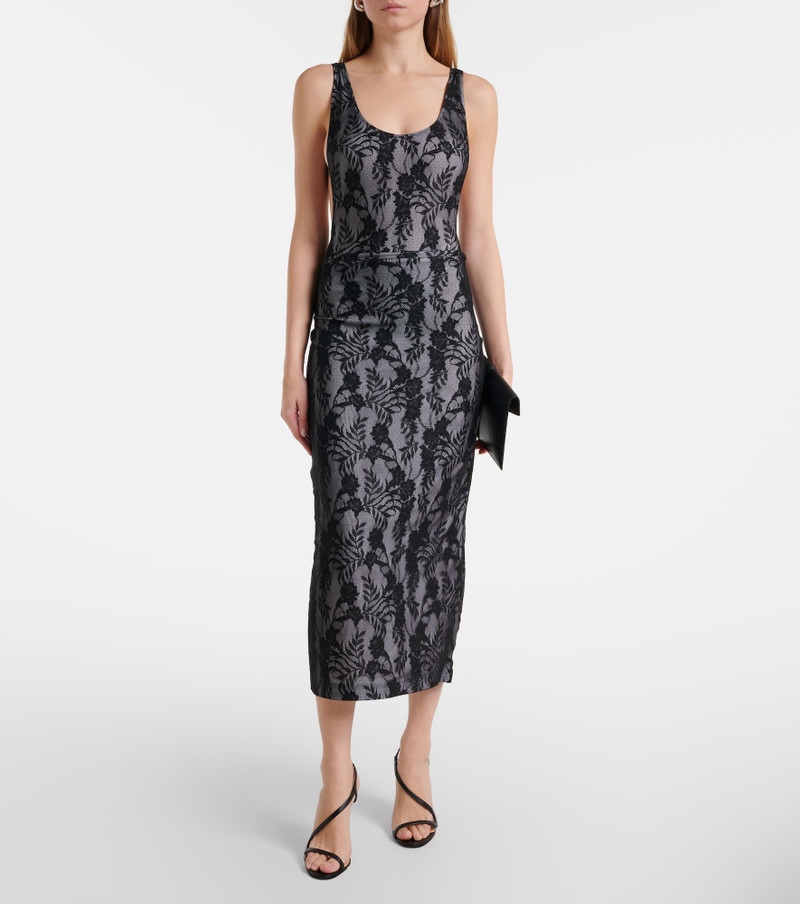 NORMA KAMALI Lace midi skirt outlook