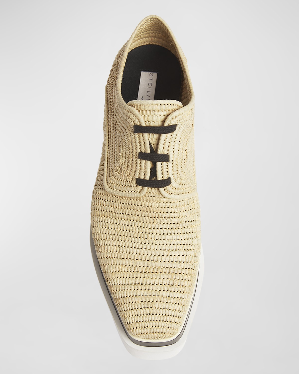 Elyse Raffia Platform Sneaker Loafers - 4