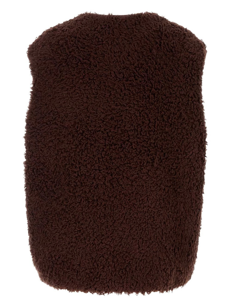 Jil Sander zip-fastening gilet outlook