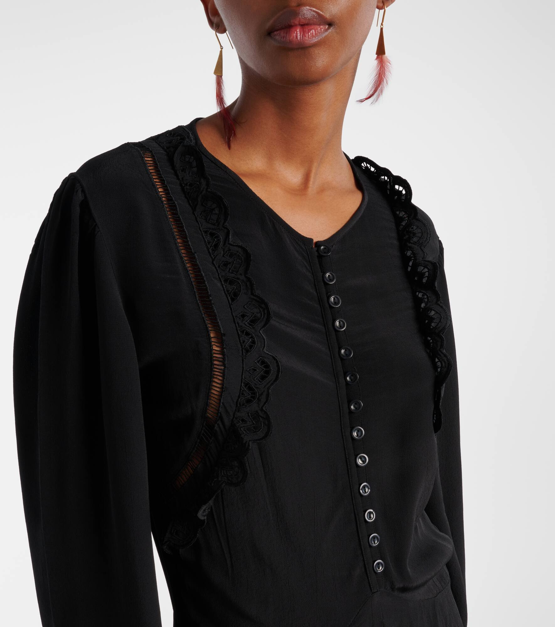 Faustina broderie anglaise maxi dress - 4