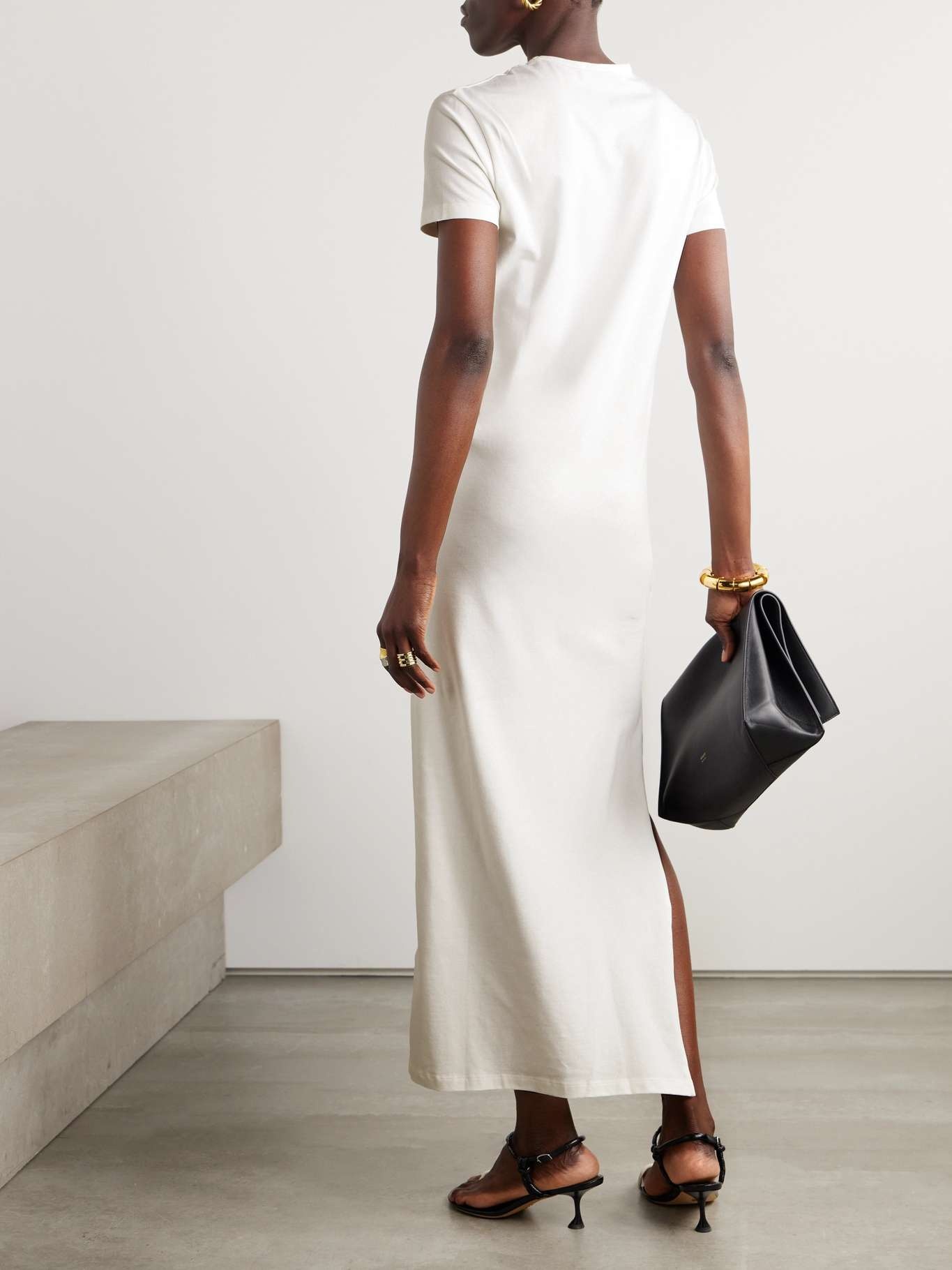Maya cotton-jersey maxi T-shirt dress - 3