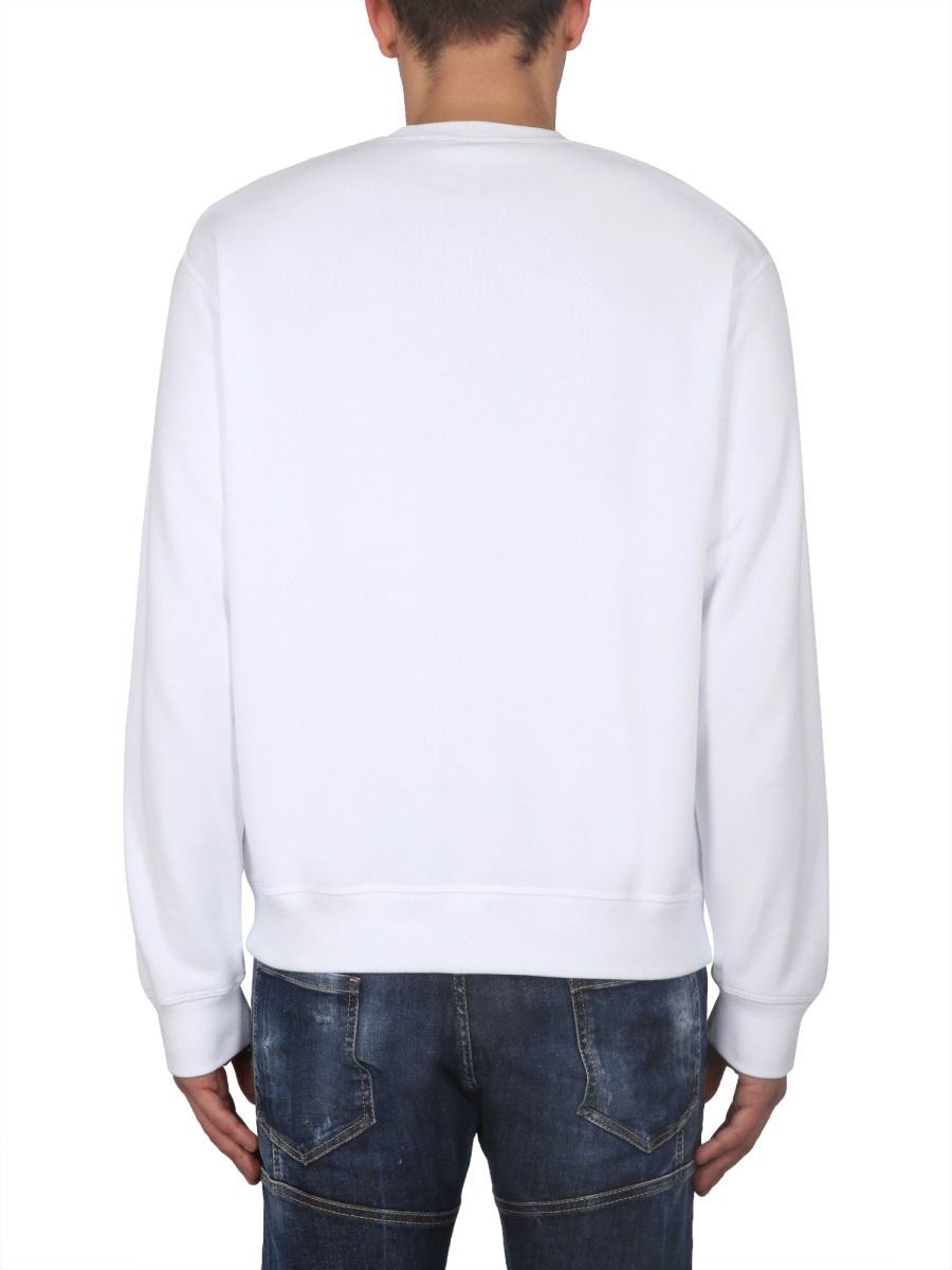 DSQUARED2 SWEATSHIRT WITH LOGO PRINT - 3