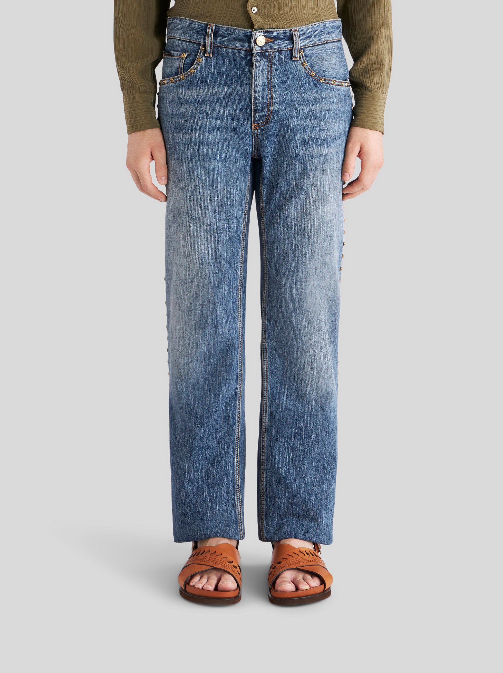 JEANS WITH MINI STUDS - 2