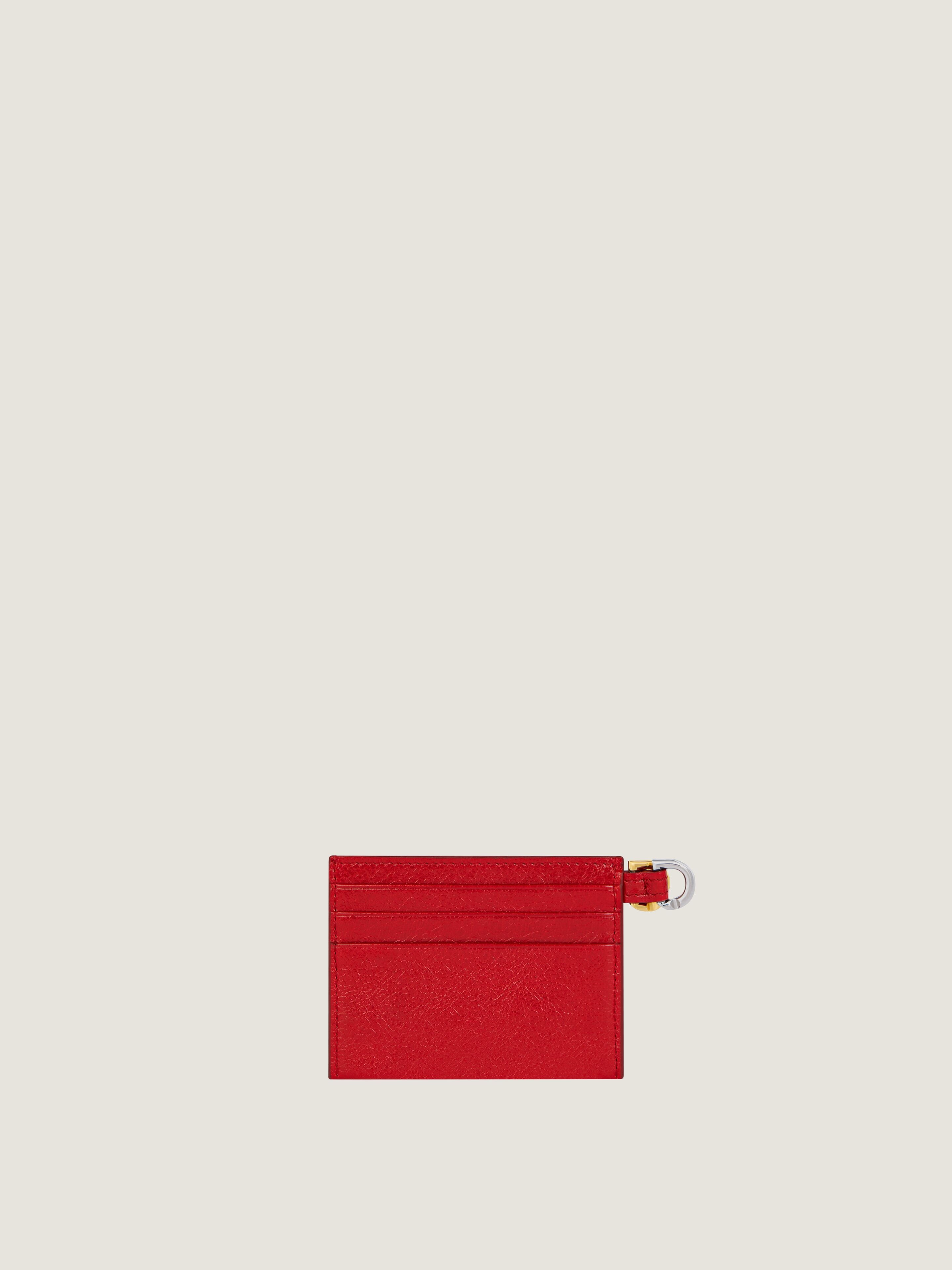 VOYOU CARD HOLDER IN LEATHER - 2