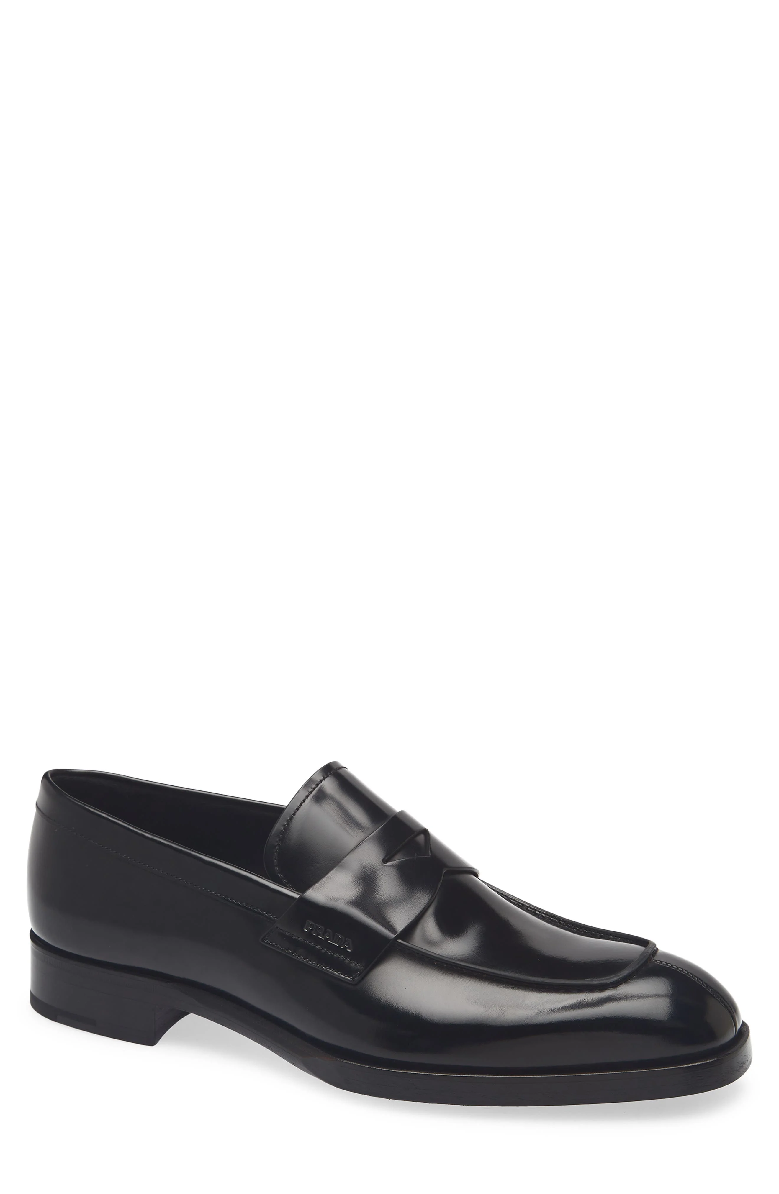 Prada Penny Loafer in Nero at Nordstrom - 1
