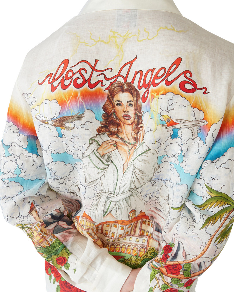 CASABLANCA Chateau Marmont Linen Shirt | Casablanca Paris outlook