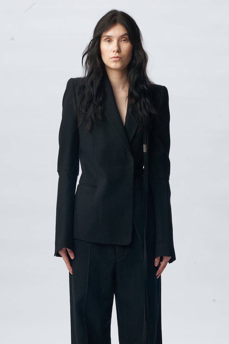 Ann Demeulemeester Venla Asymmetric Tailored Jacket | REVERSIBLE