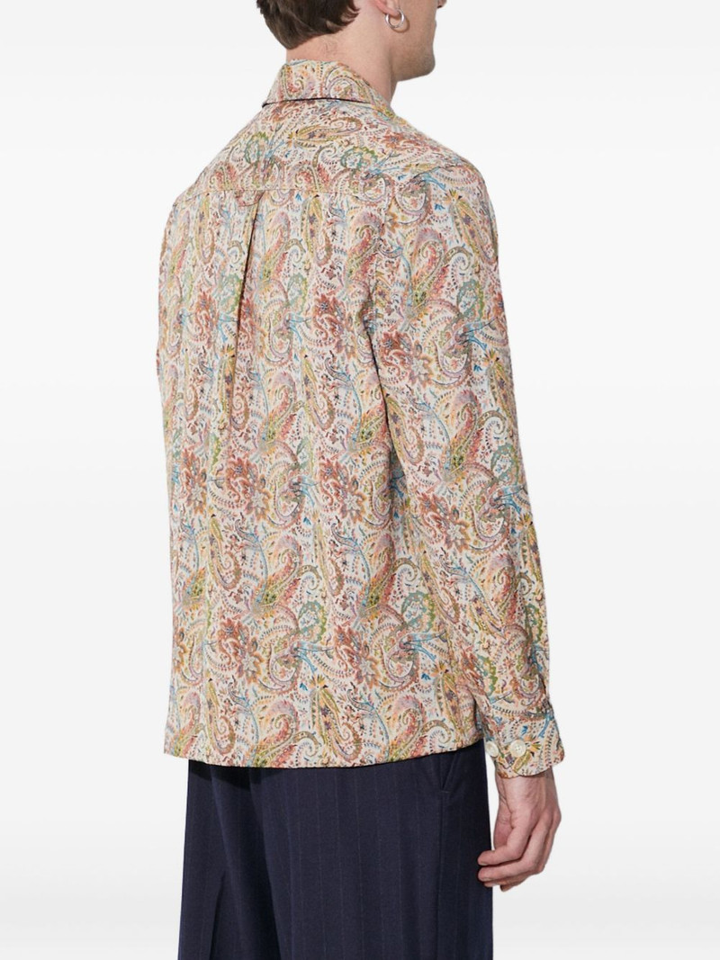 paisley-print long-sleeve shirt jacket 3