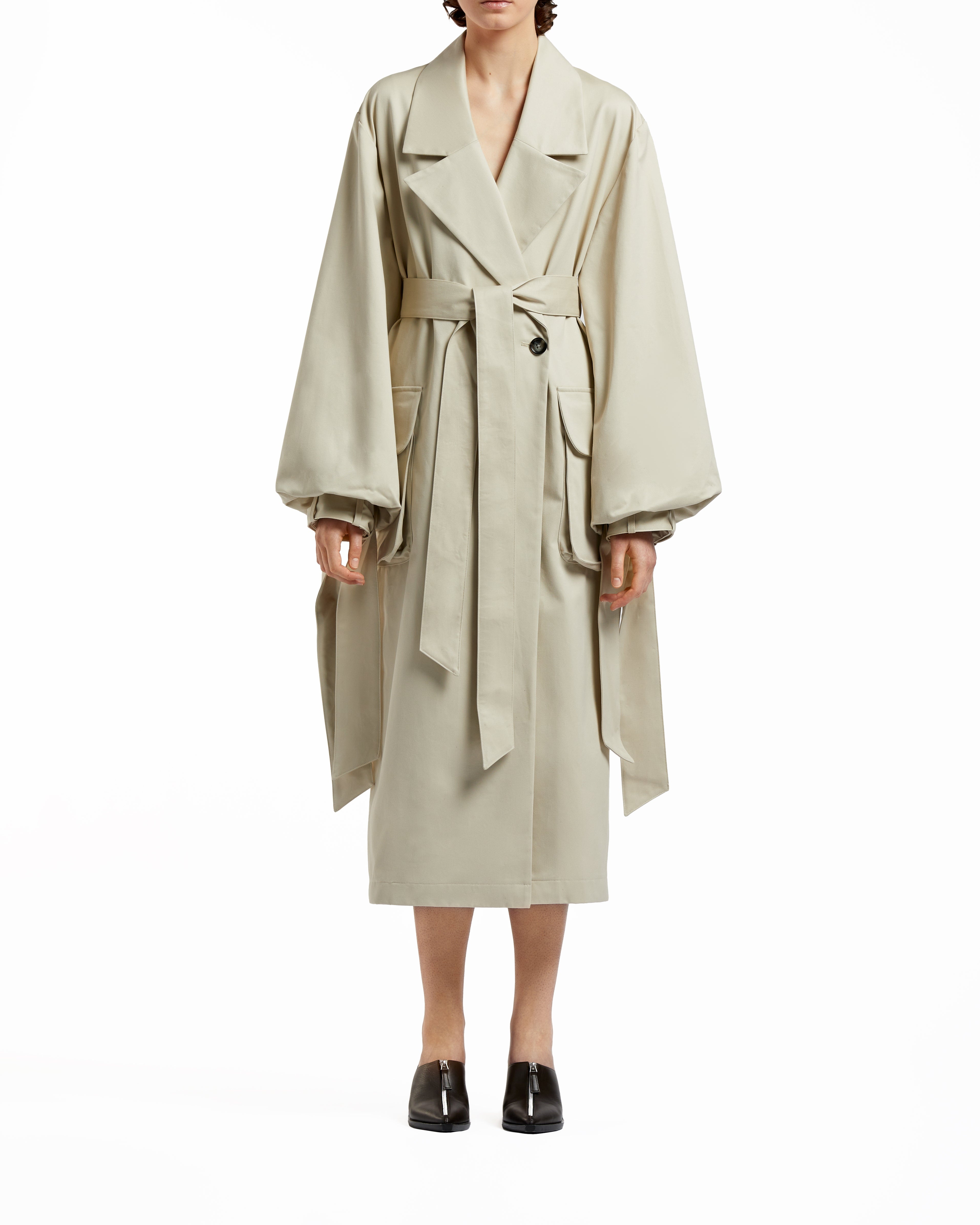 Maxi Sleeve Trench coat - 1