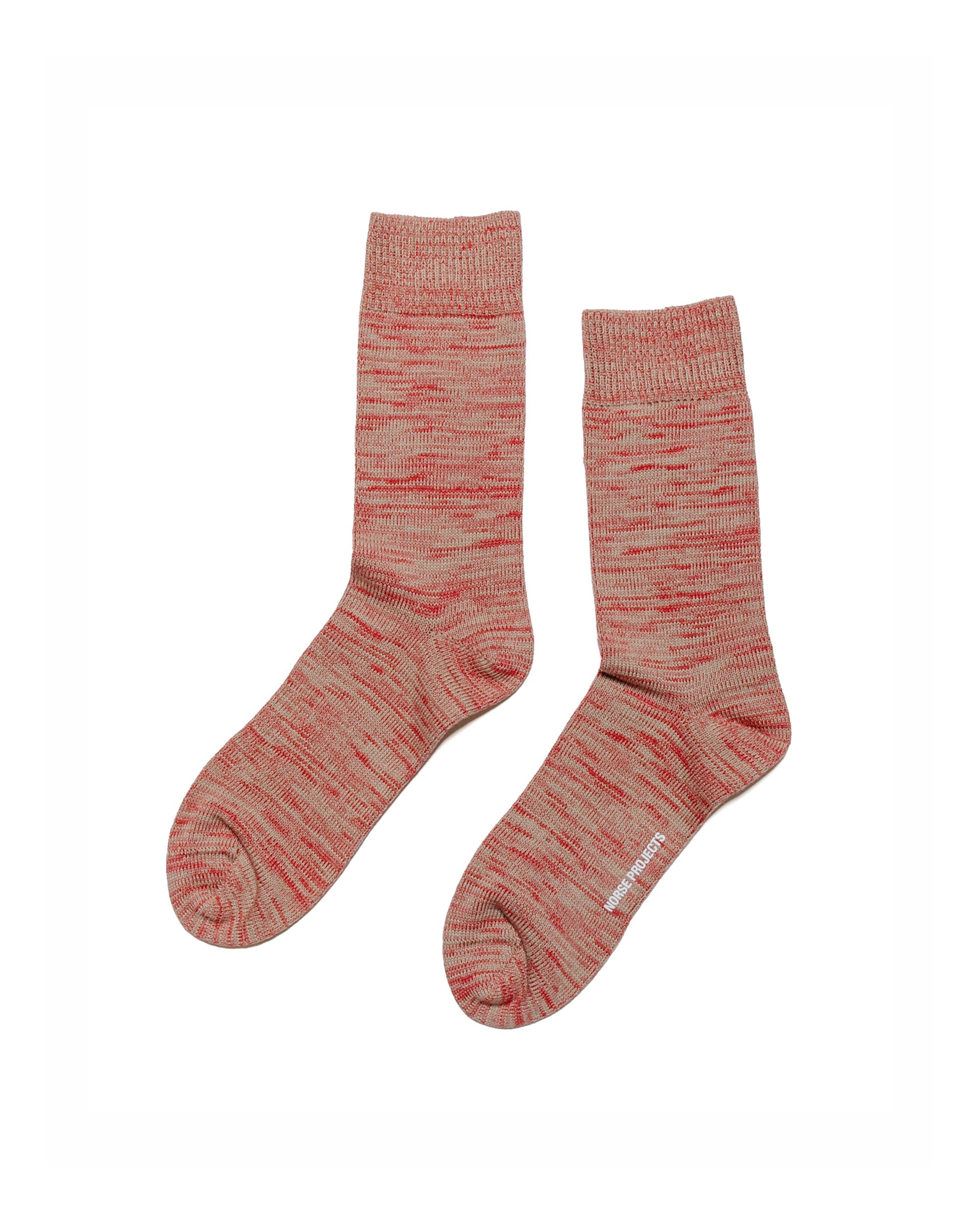 Bjarki Cotton Twist Sock Red Clay - 2