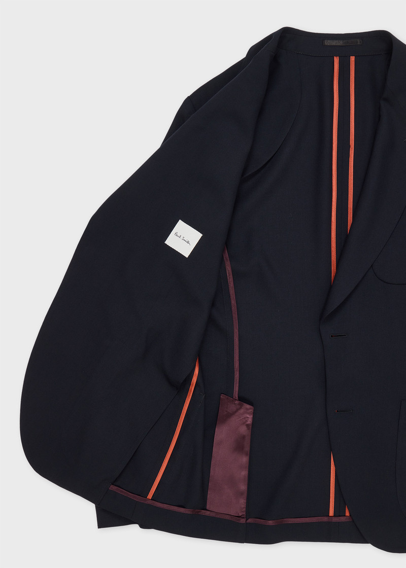 A Suit To Travel In - Black Wool Stitch Suit 4