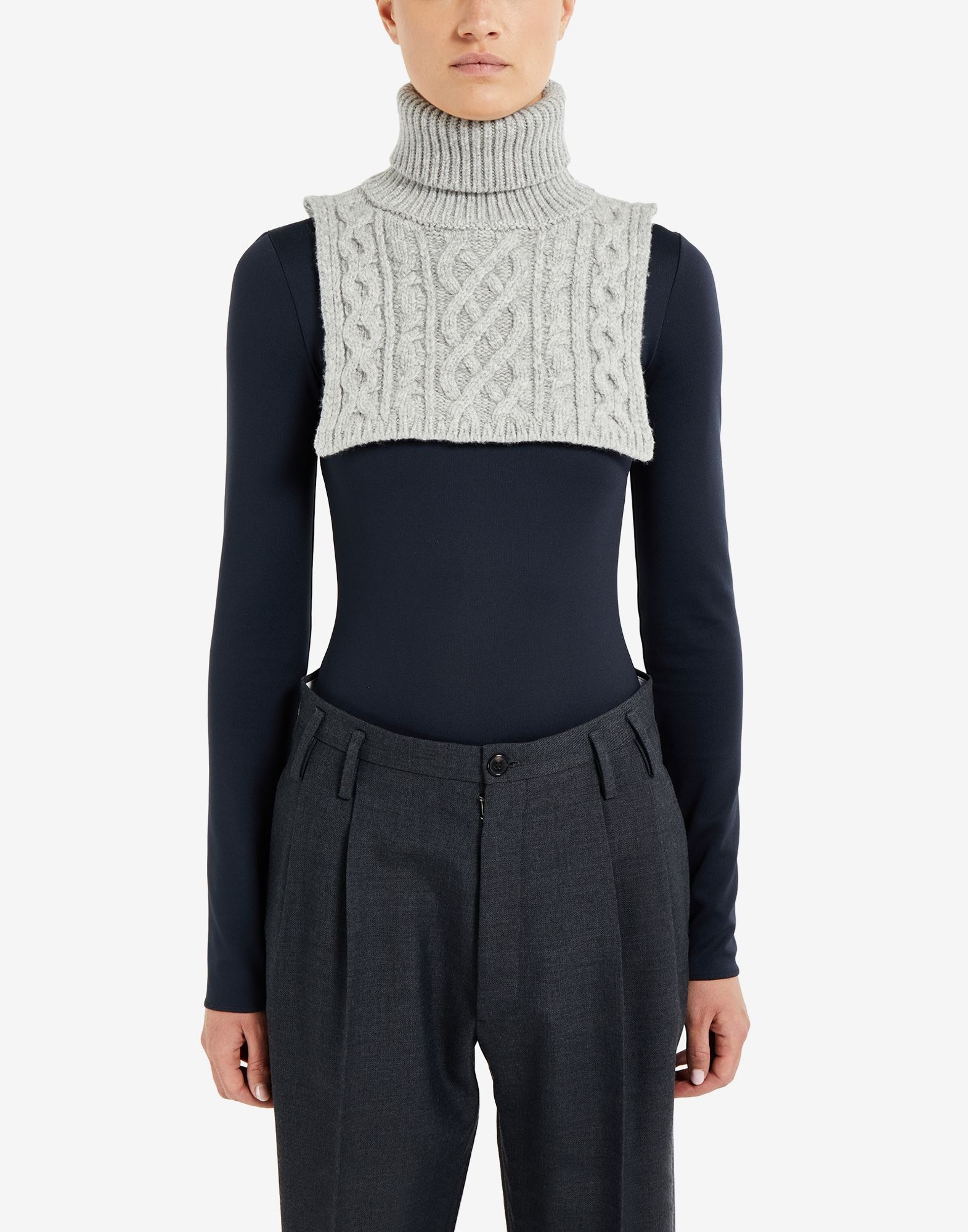 Four-stitches collar scarf - 4