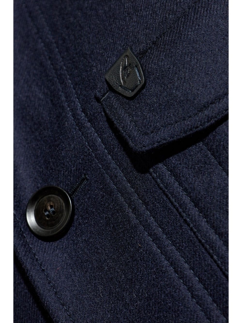 buttoned wool jacket - 5