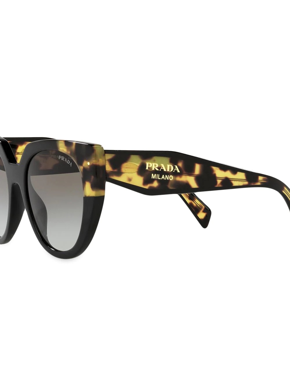 cat-eye tortoiseshell-effect sunglasses - 3