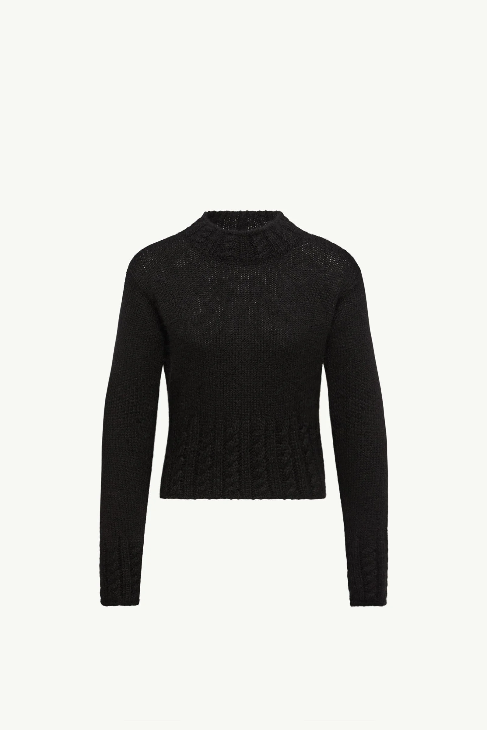 Alpaca Blend Turtleneck Sweater - 1