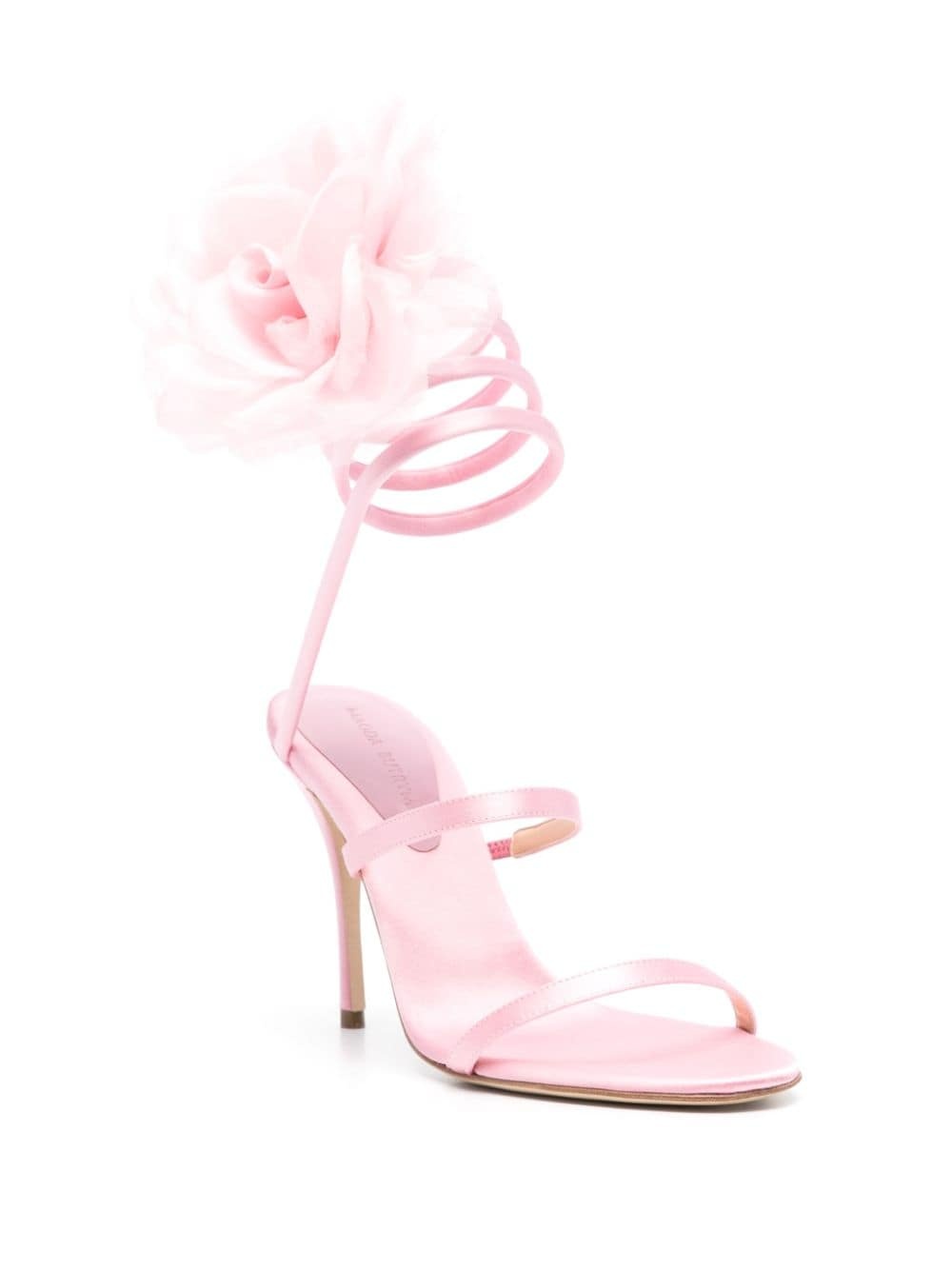 105mm satin sandals - 2