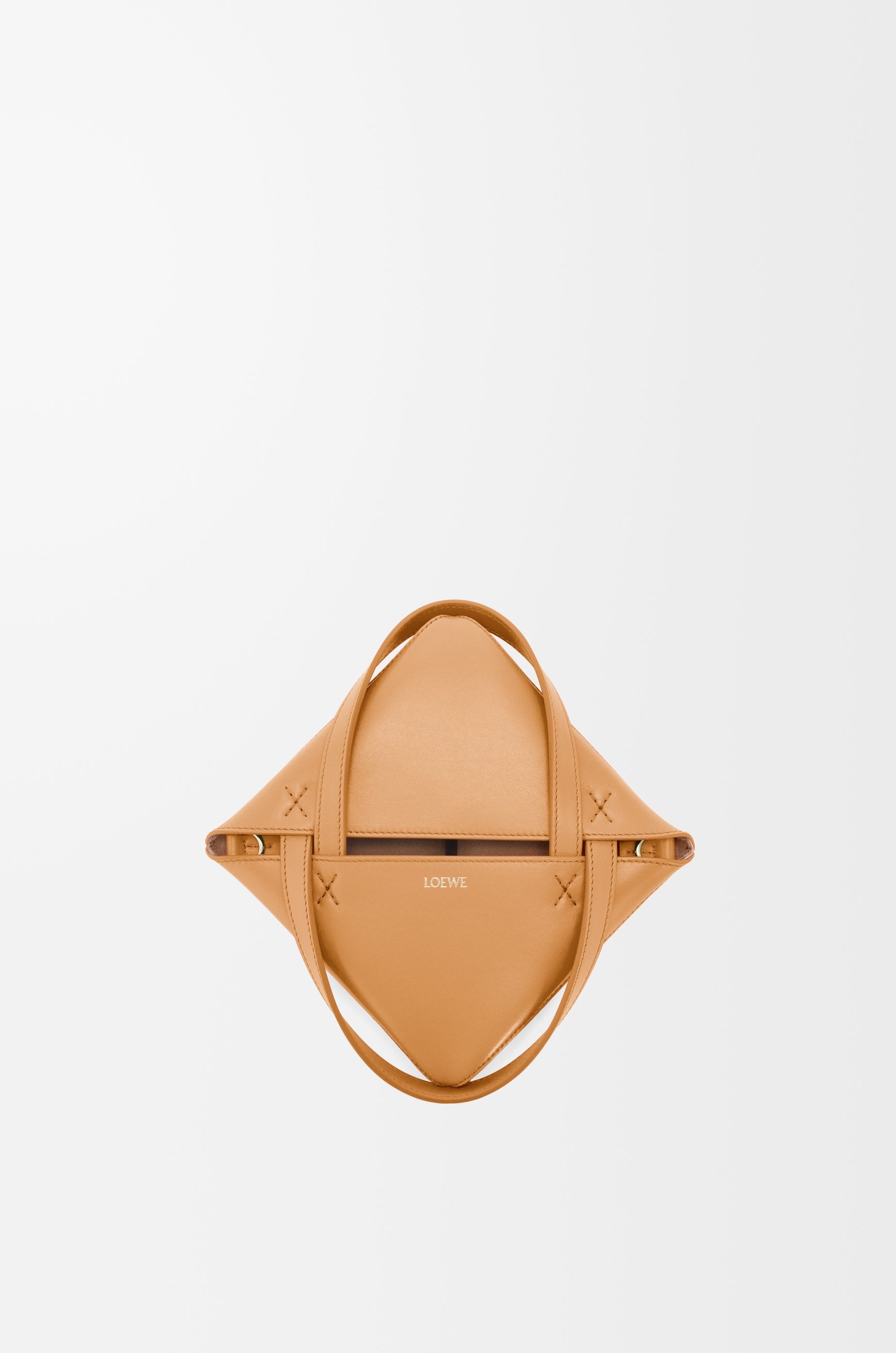 Mini Puzzle Fold Tote in shiny calfskin - 9
