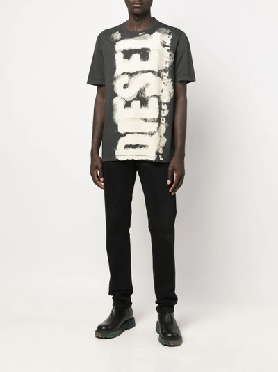 Diesel logo-print cotton T-Shirt outlook