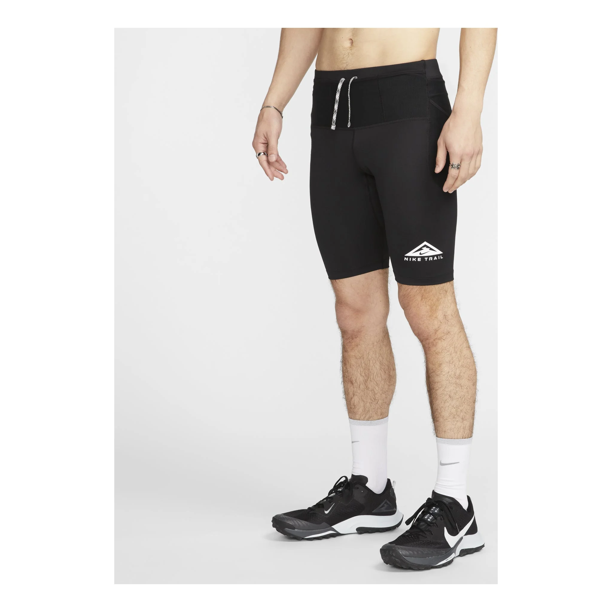 Nike Trail Dri-FIT Lava Loops 1/2-Length Trail Running Tights 'Black' DV9308-010 - 1