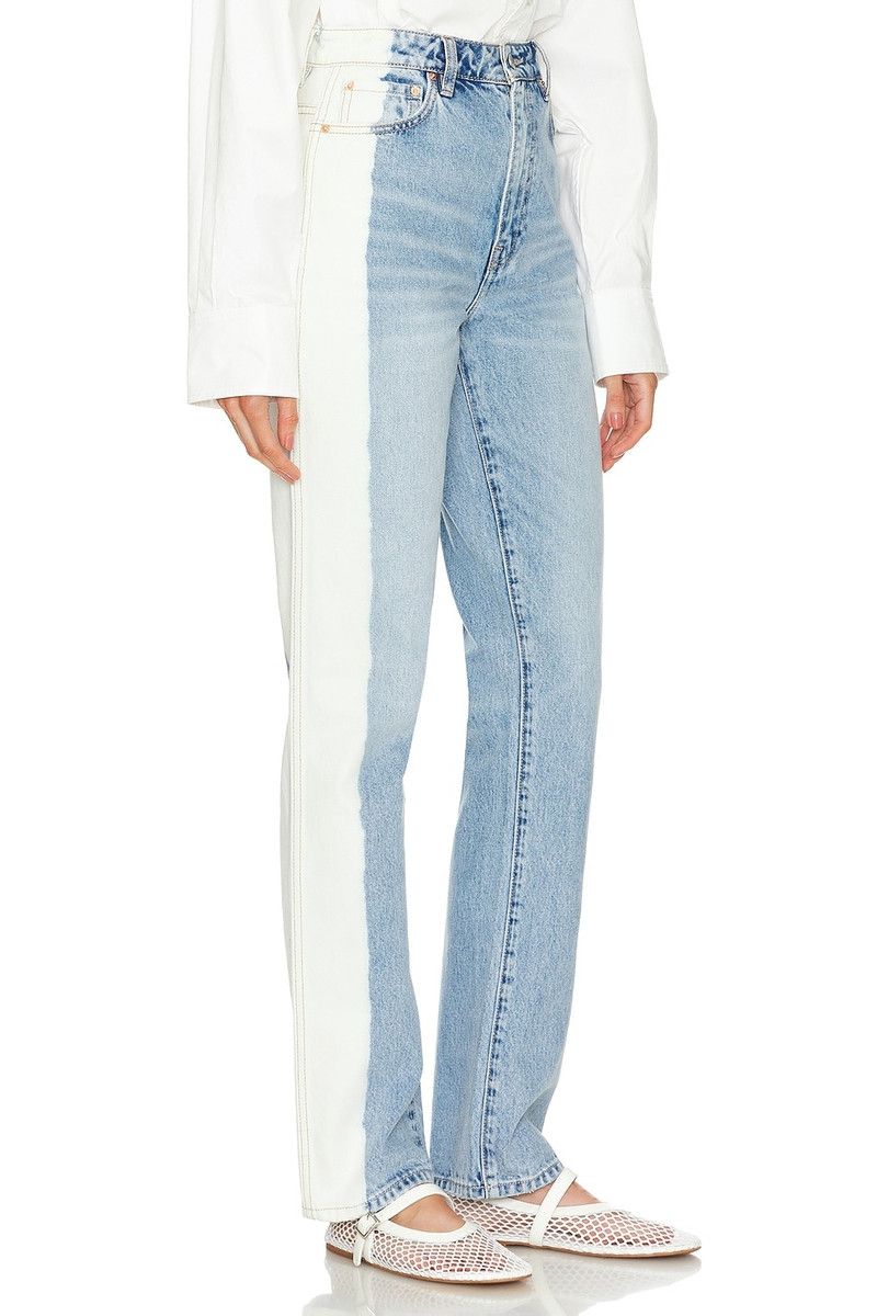 BESONDERS HOCHGESCHNITTENE HOSE MIT GERADEM BEIN SARA 2