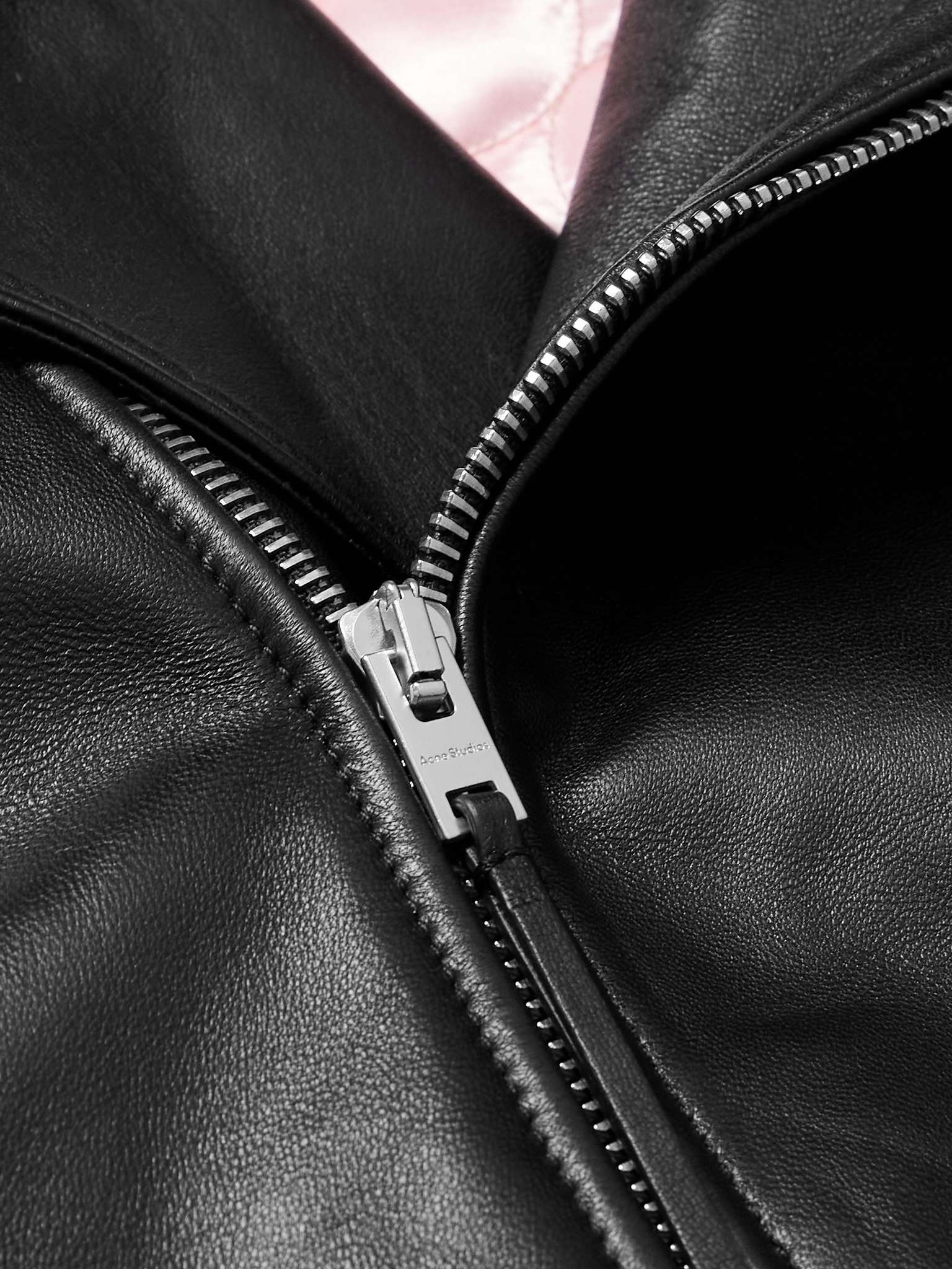 Leather Biker Jacket - 6