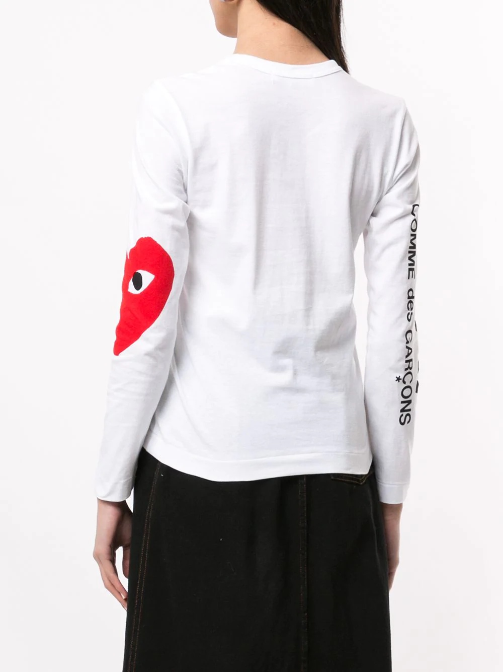 logo-print crew neck top - 7