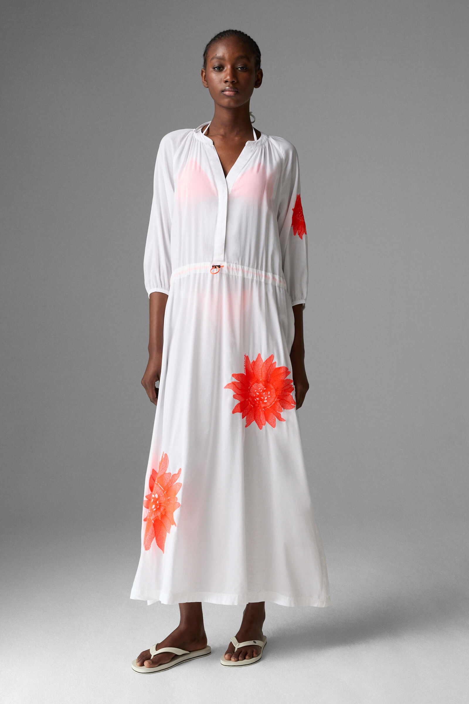 Olivia Tunic beach dress in White - 2