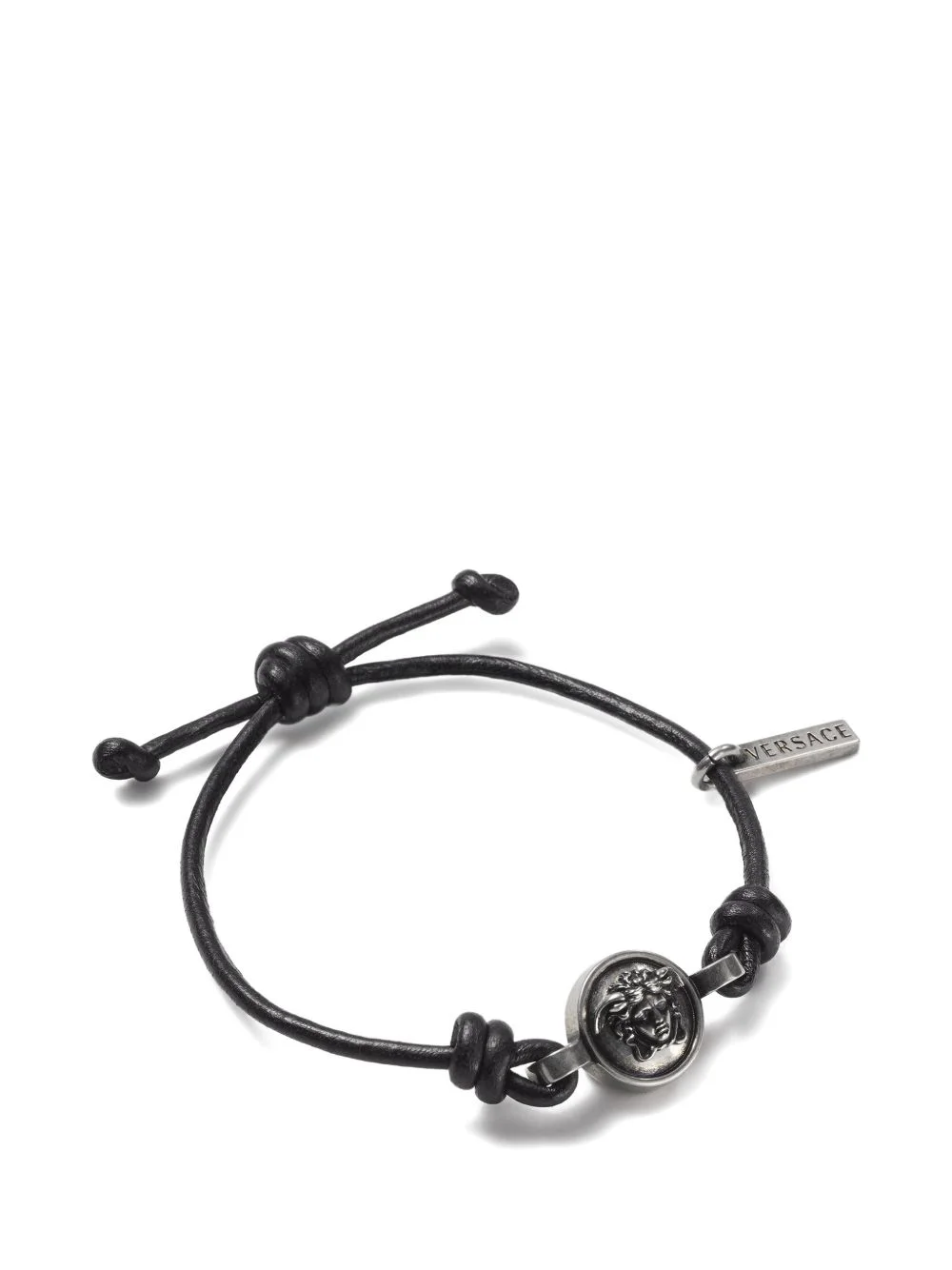 Medusa leather bracelet - 1