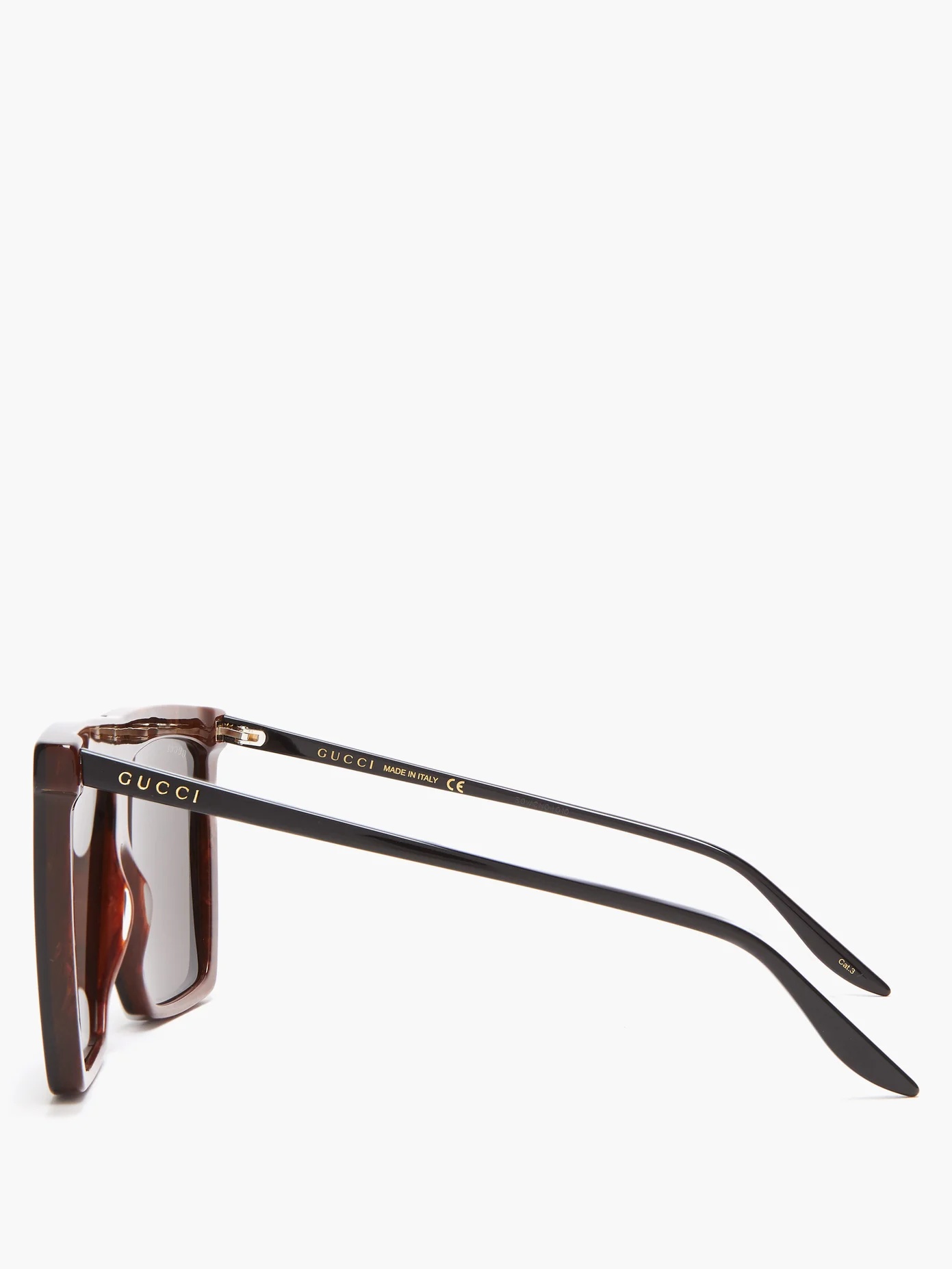 GG flat-top acetate sunglasses - 3