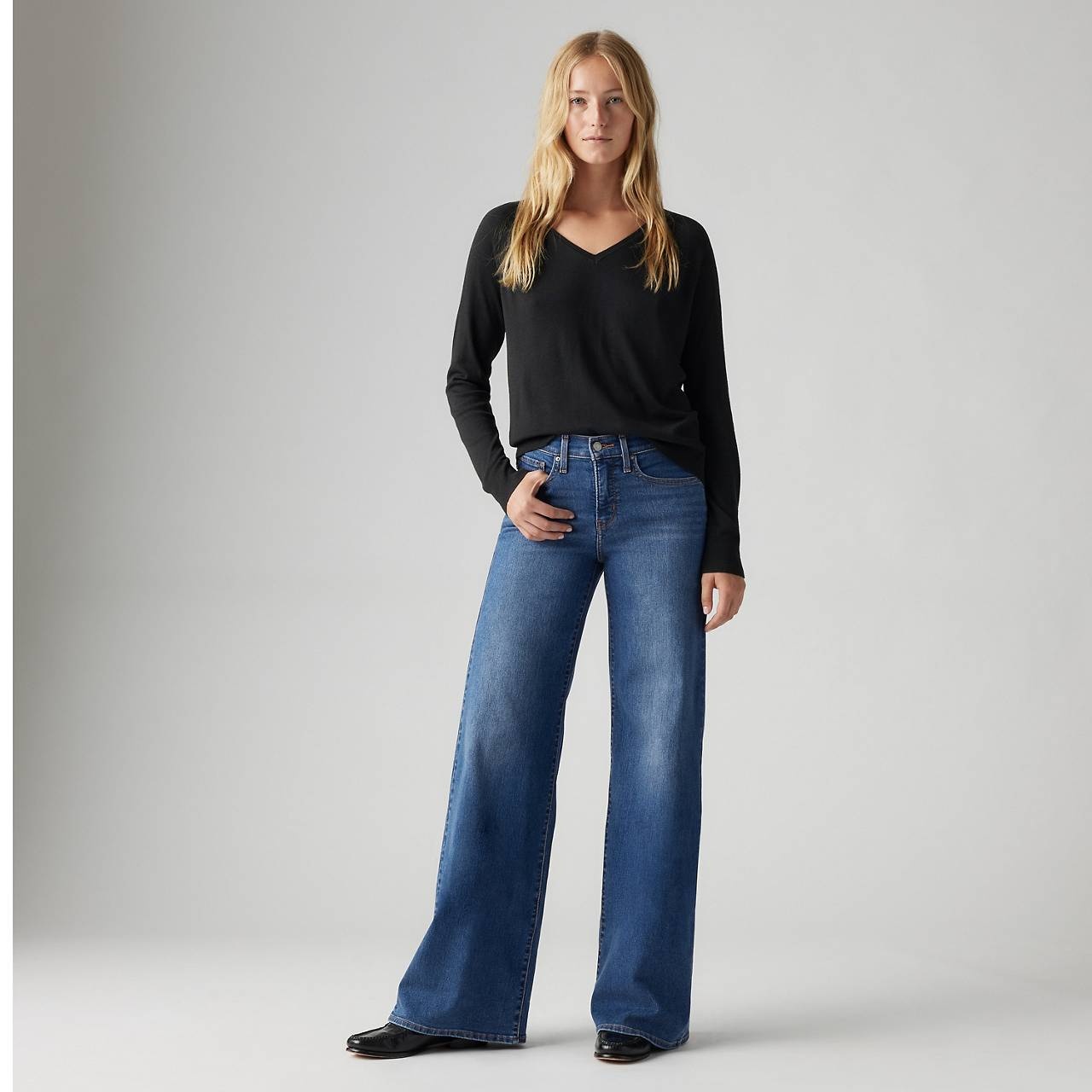 318 SHAPING WIDE LEG WOMEN'S JEANS - 1