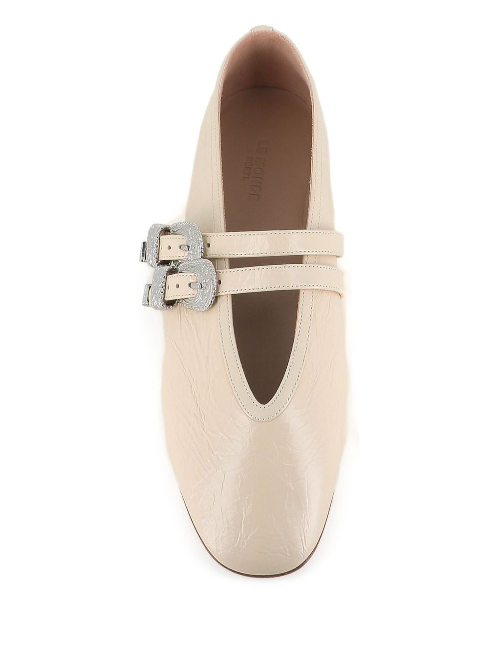 buckle-embellished ballet flats - 4