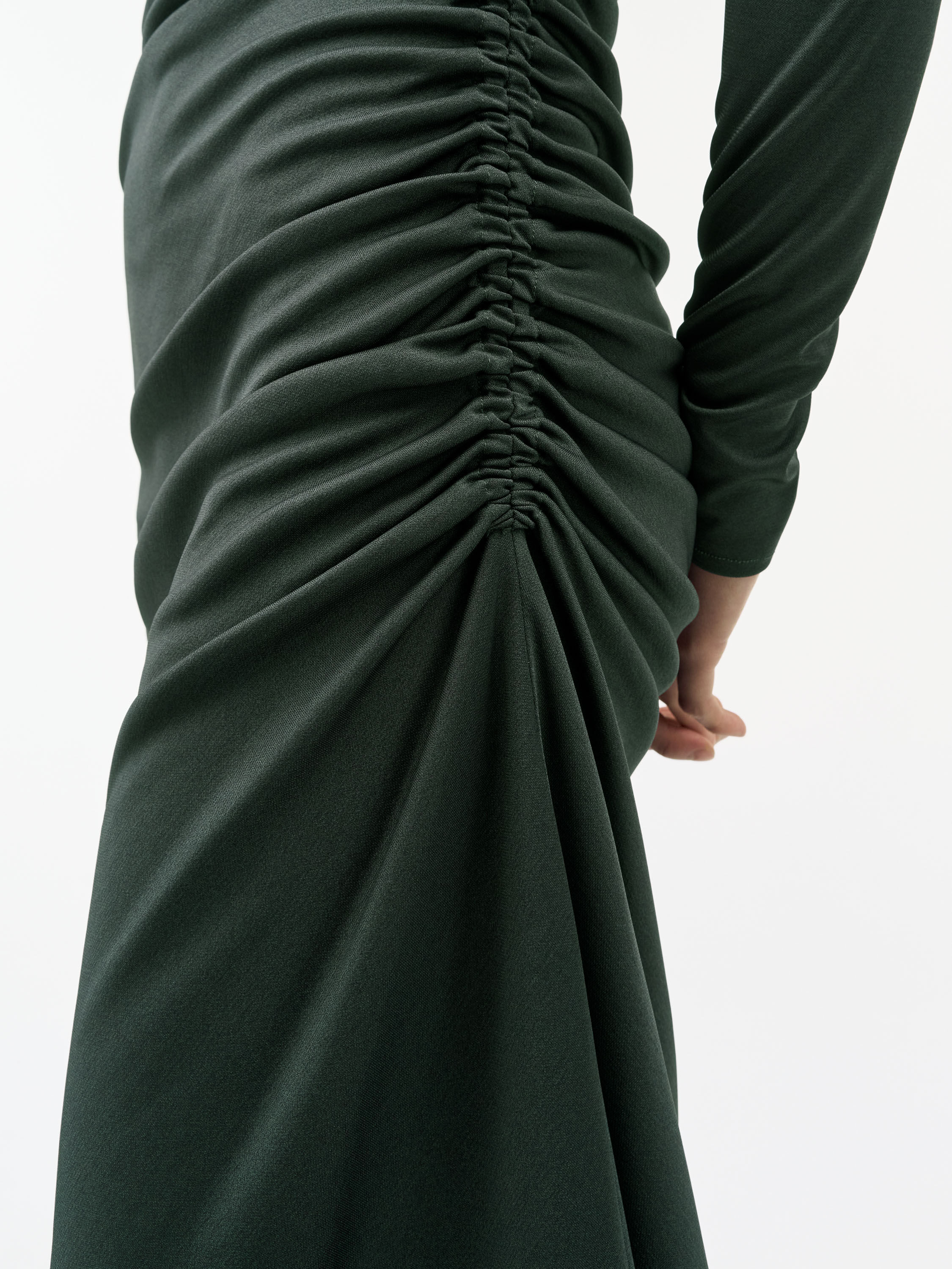 Aliz Sleeveless Draped Dress - 4
