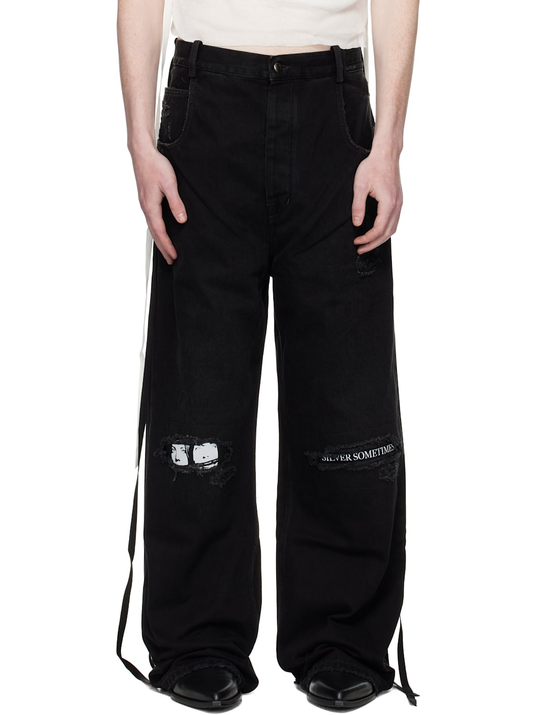 Black Olan 5 Pocket High-Comfort Jeans - 1