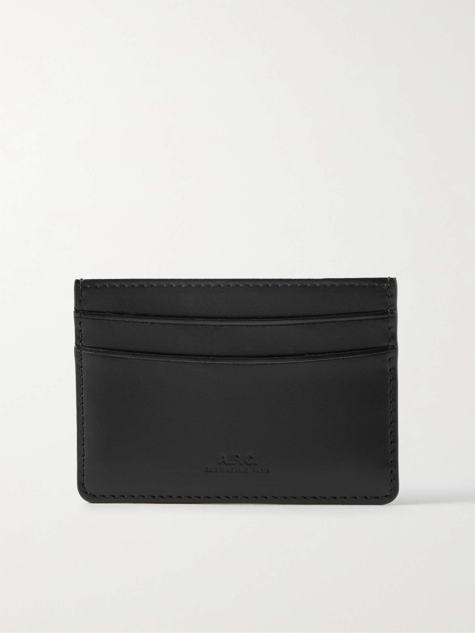 Logo-Debossed Leather Cardholder - 5