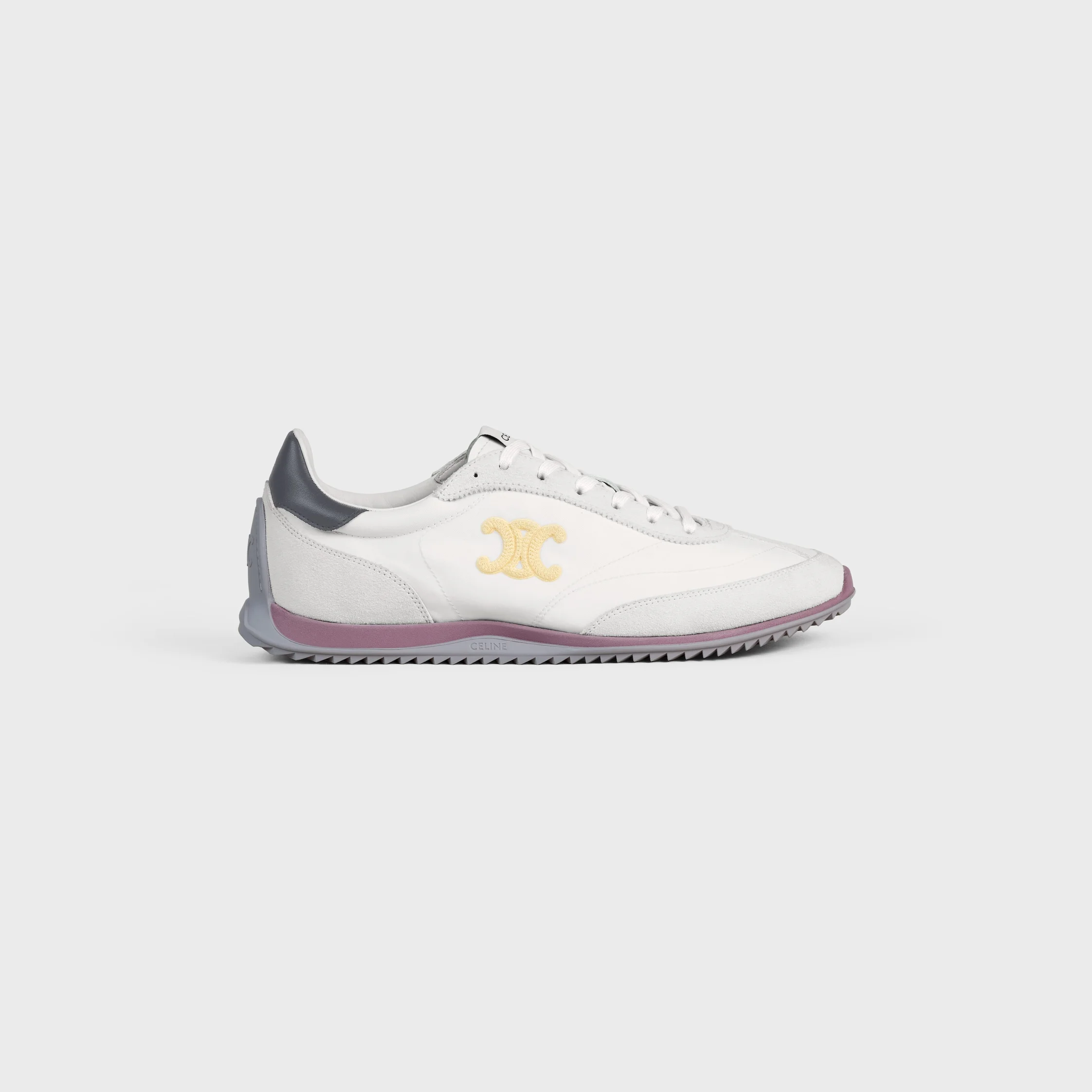 RACER SNEAKER IN NYLON, SUEDE CALFSKIN AND CALFSKIN - 1