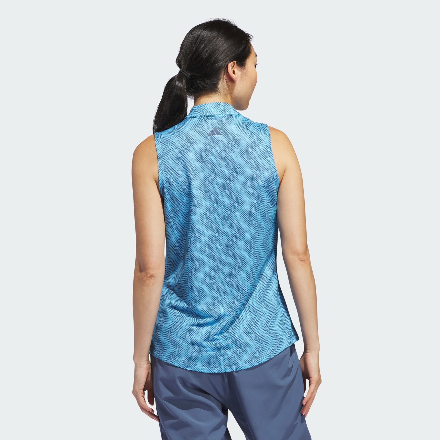 Ultimate365 Ottoman Printed Sleeveless Polo Shirt - 3