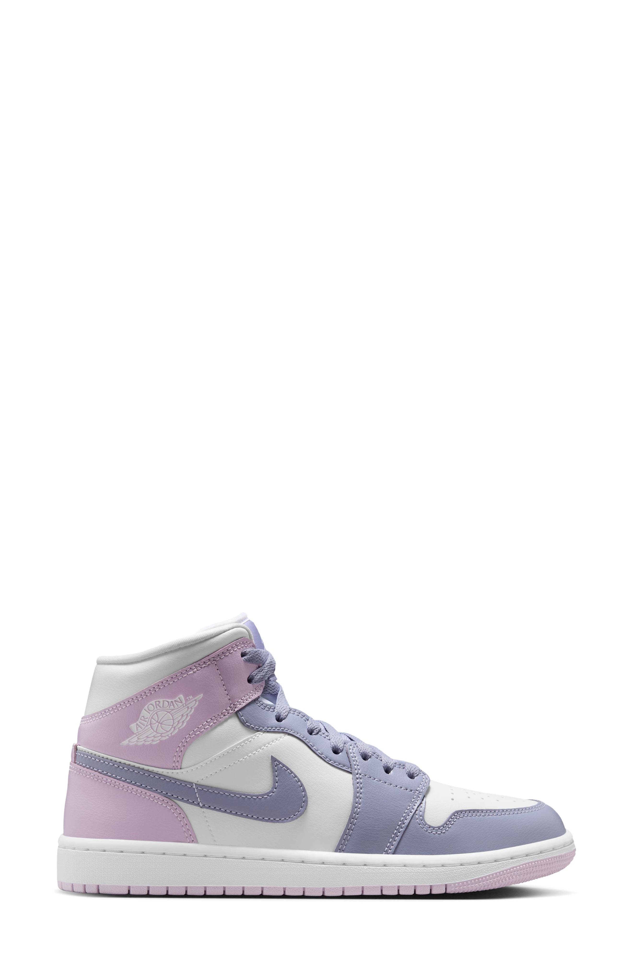Air Jordan 1 Mid Sneaker in Indigo Haze/Doll/White at Nordstrom - 2